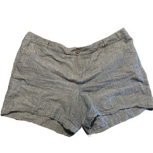 Merona size 10 Women's light blue  Shorts 100% cotton measurements in pics